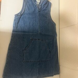 Forever 21 Women’s Blue Denim Overall Dress